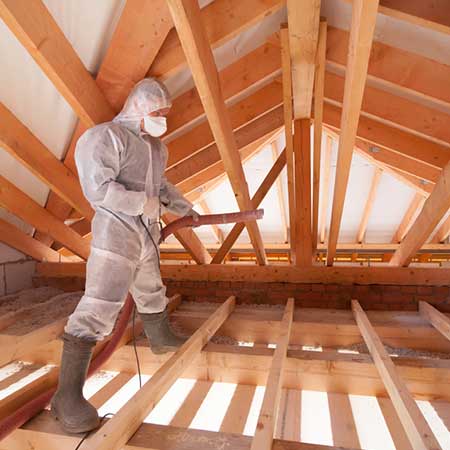 Attic Insulation Installation